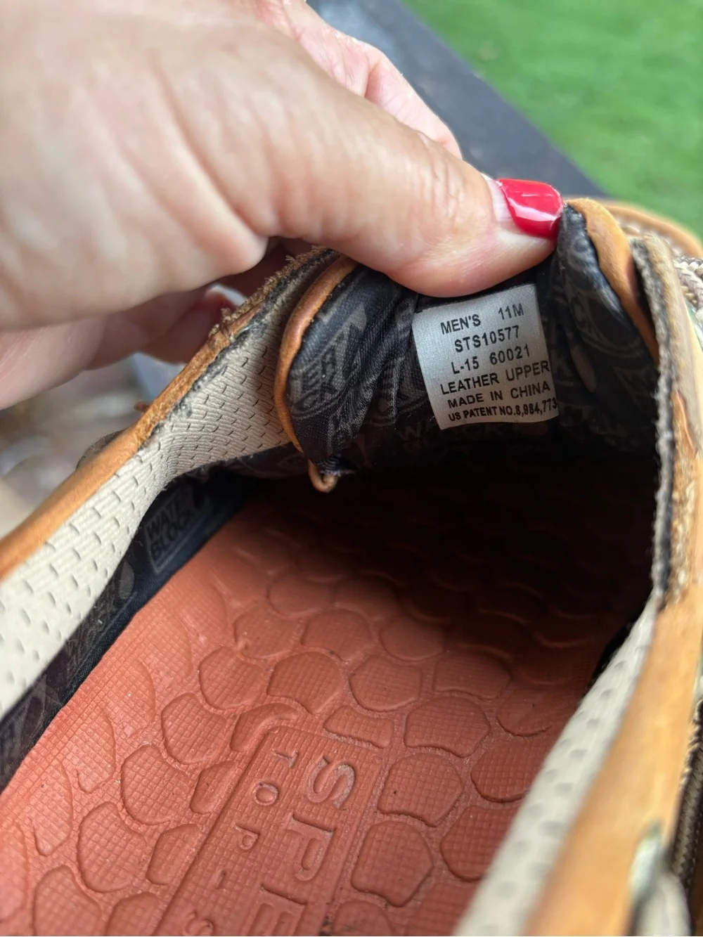 Sperry Waterproof Leather Boat Shoes Men’s 11 Brown Comfort Casual Coastal